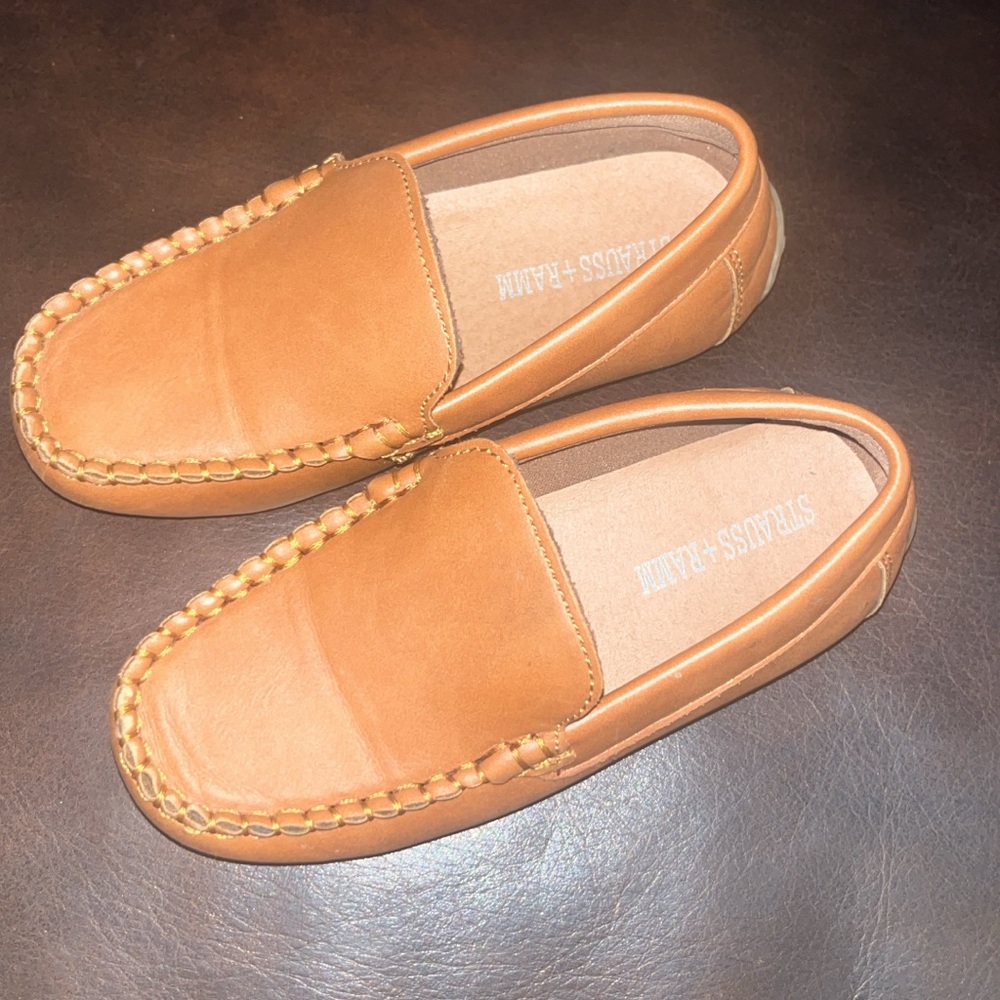 Stylish Tan Kids Loafers